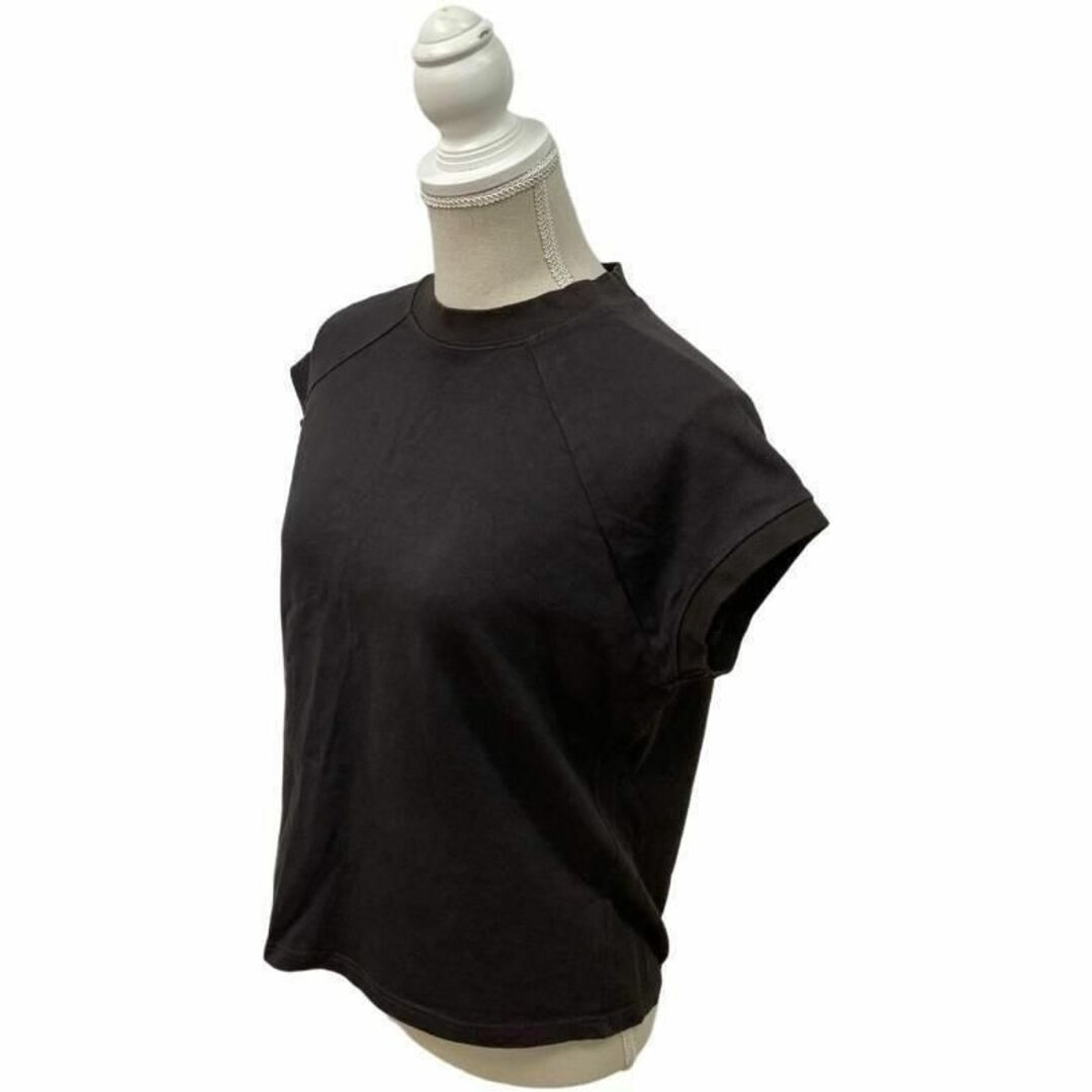GRL(グレイル)の【送料無料】GRL グレイル 半袖 スウェット ラグランスリーブ 黒  M レディースのトップス(Tシャツ(半袖/袖なし))の商品写真