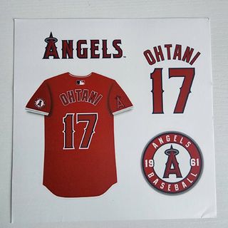 新品　ロサンゼルス・エンゼルス　MLB　大谷翔平　撥水 ユニフォームステッカー(記念品/関連グッズ)