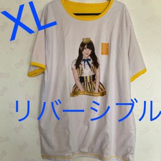 エスケーイーフォーティーエイト(SKE48)の木本花音　SKE48 アイドル Tシャツ 半袖　リバーシブルTシャツ  XL(アイドルグッズ)