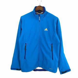 アディダス(adidas)のSALE///// adidas アディダス CLIMAPROOF ソフトシェルジャケット アウトドア スポーツ ブルー (メンズ M) O7172(その他)