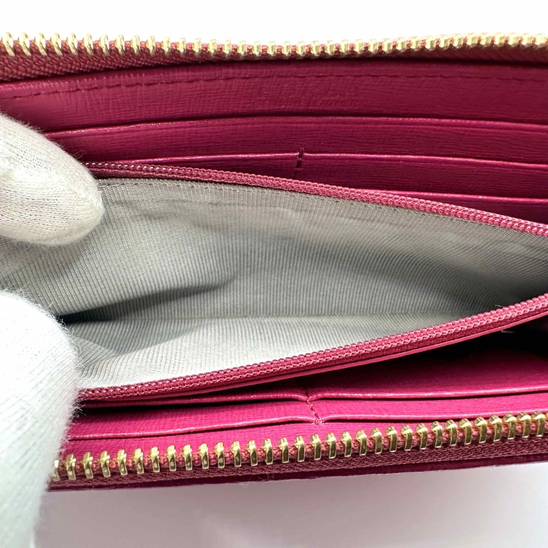 Furla(フルラ)の【美品✨】FURLA フルラ L字ファスナー 長財布 ピンク メンズのファッション小物(長財布)の商品写真