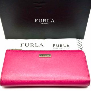 フルラ(Furla)の【美品✨】FURLA フルラ L字ファスナー 長財布 ピンク(長財布)