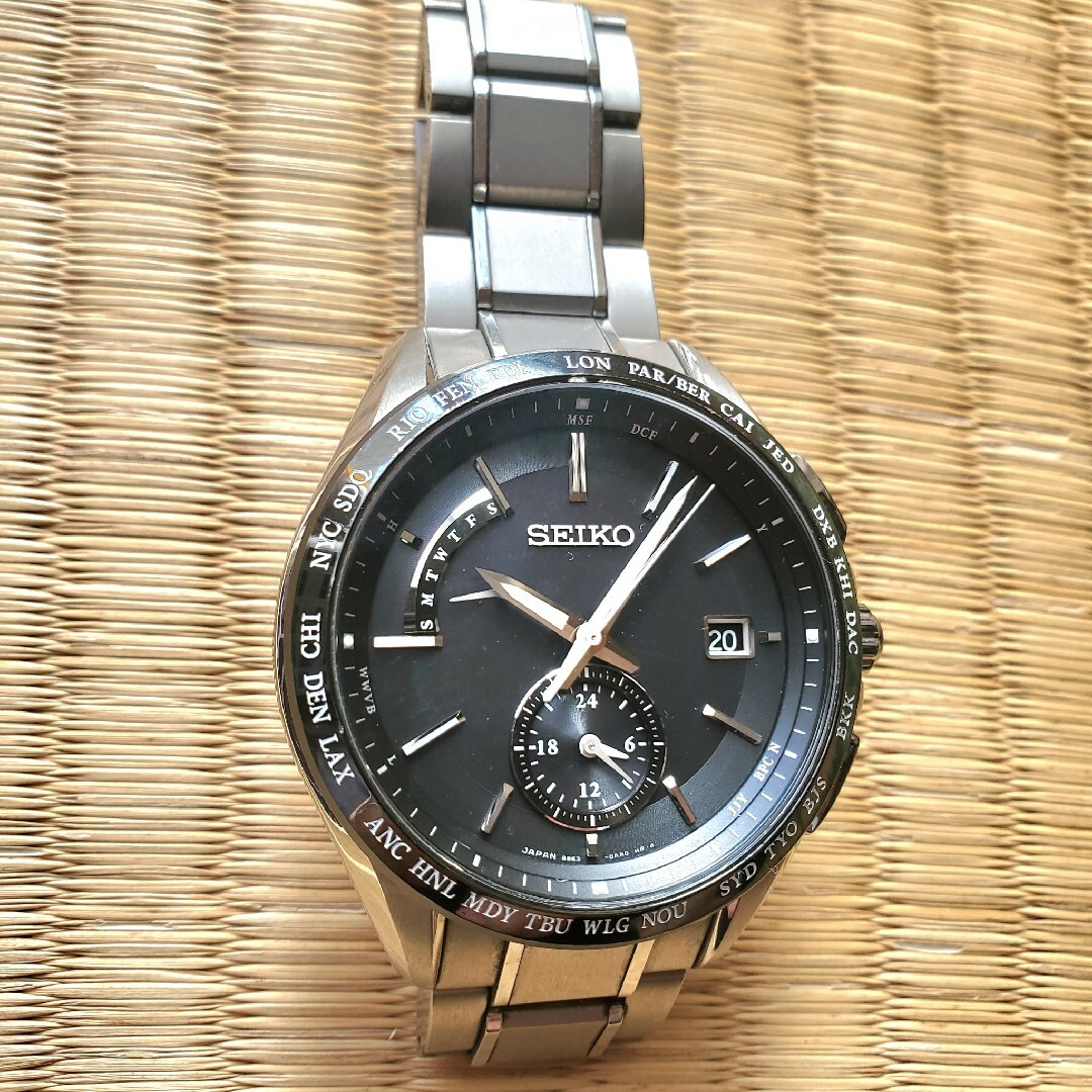 SEIKO ブライツ 8B63-0AA0 SAGA233 チタン 電波ソーラー-