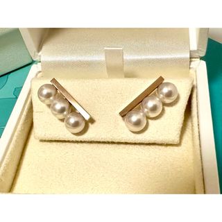 TASAKI - M/G TASAKI ドリルド ピアス K18YG パール イエローゴールド ...