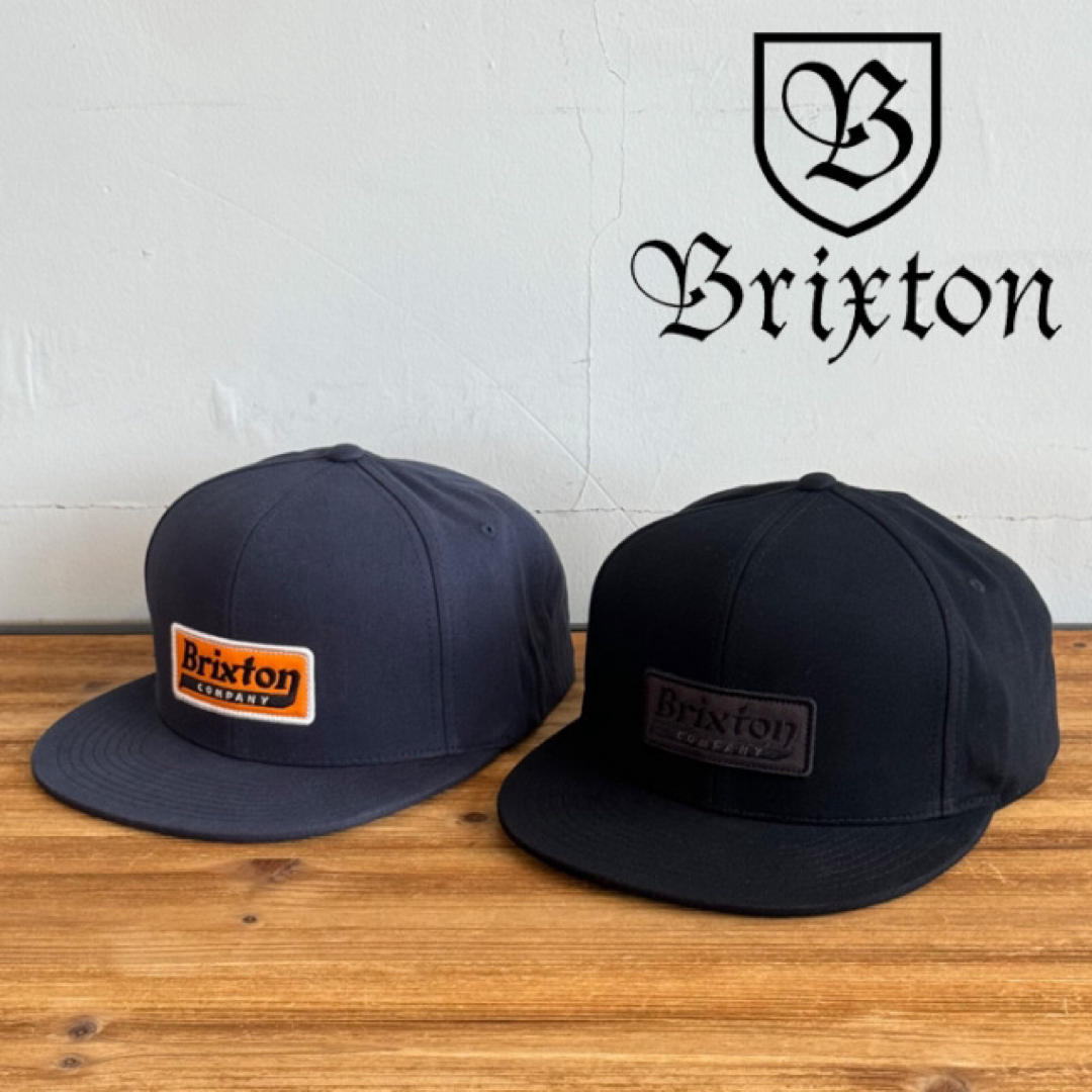 BRIXTON STEADFAST HP SNAPBACK CAP o.blue