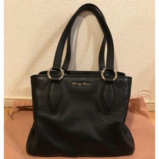 ミュウミュウ(miumiu)の【ツキ子様専用】miu miu レザー2wayバッグ 美品 (ショルダーバッグ)