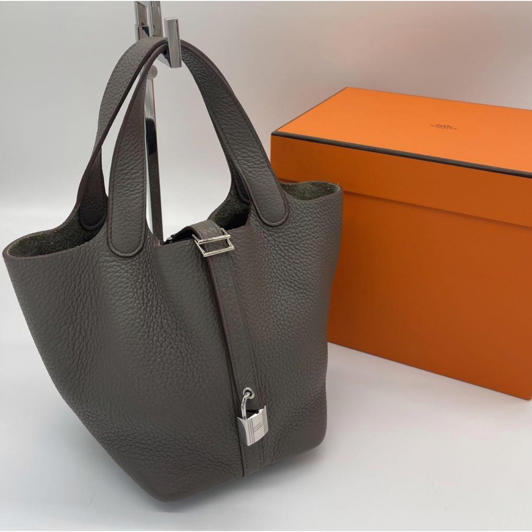 【美品】HERMES　 ピコタンロックPM トリヨンクレマンス