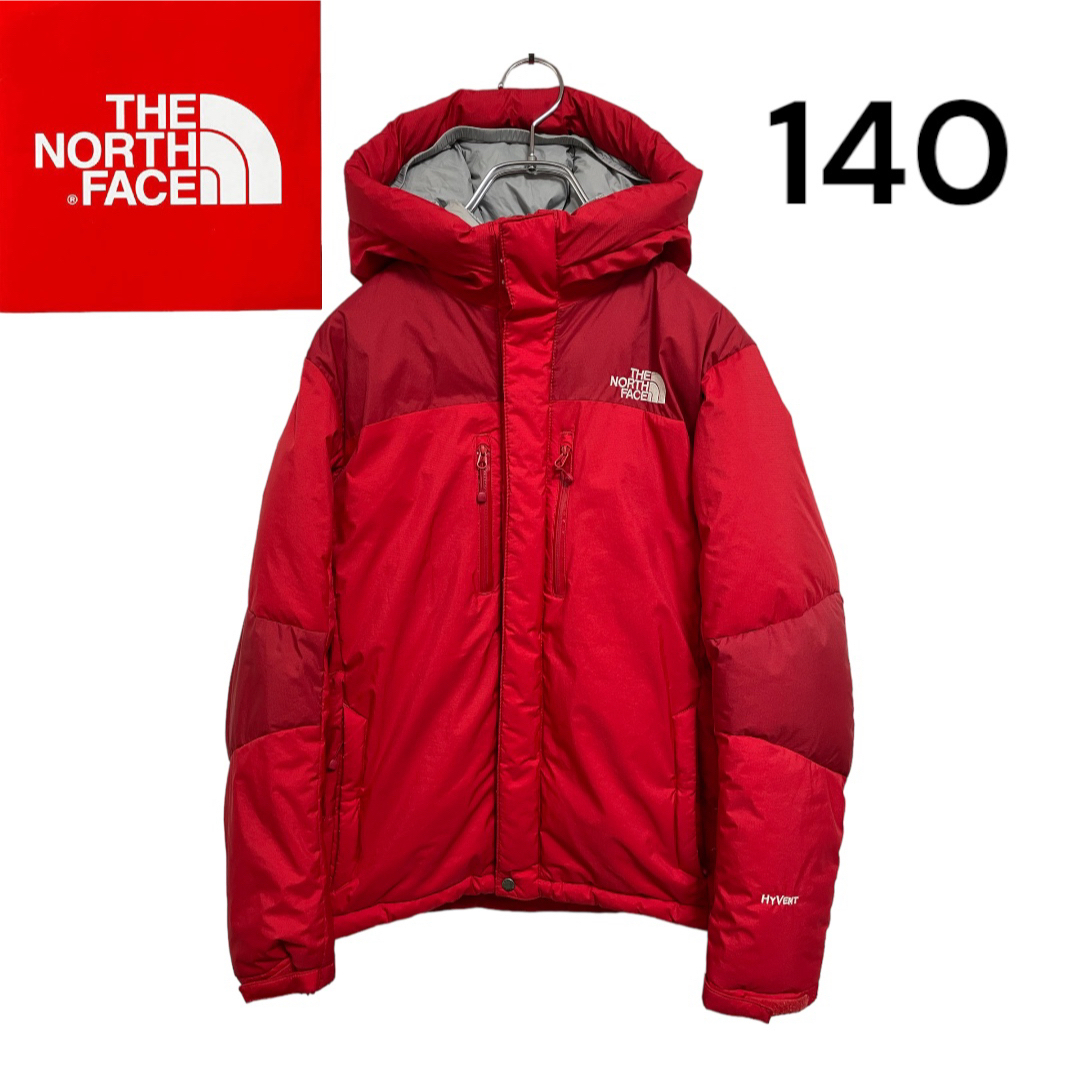 THE NORTH FACE(ザノースフェイス)の【最安値】ノースフェイス⭐︎HYVENT⭐︎ダウンジャケット⭐︎レッド キッズ/ベビー/マタニティのキッズ服男の子用(90cm~)(ジャケット/上着)の商品写真