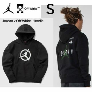 OFF WHITE オフホワイト パーカー サイズＬほど 黒色 ブラック