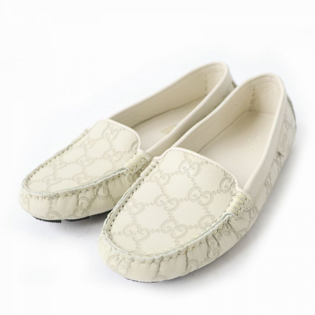 Gucci - 極美品☆GUCCI グッチ 190784 グッチシマ レザー ローファー