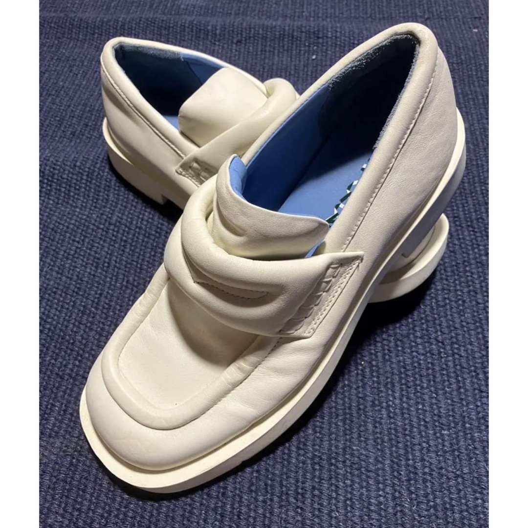 CAMPERLAB 1978 レザーローファー　ホワイト　白　靴　シンプル | フリマアプリ ラクマ