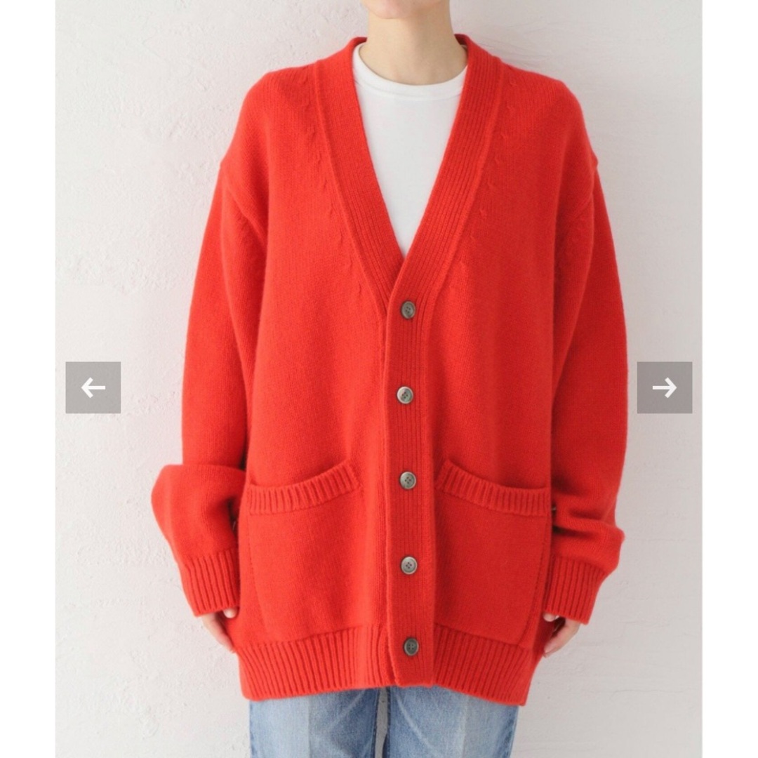 JOURNAL STANDARD(ジャーナルスタンダード)のjs luxe☆YONETOMI SOFT LAMB WOOL KNIT レディースのトップス(カーディガン)の商品写真