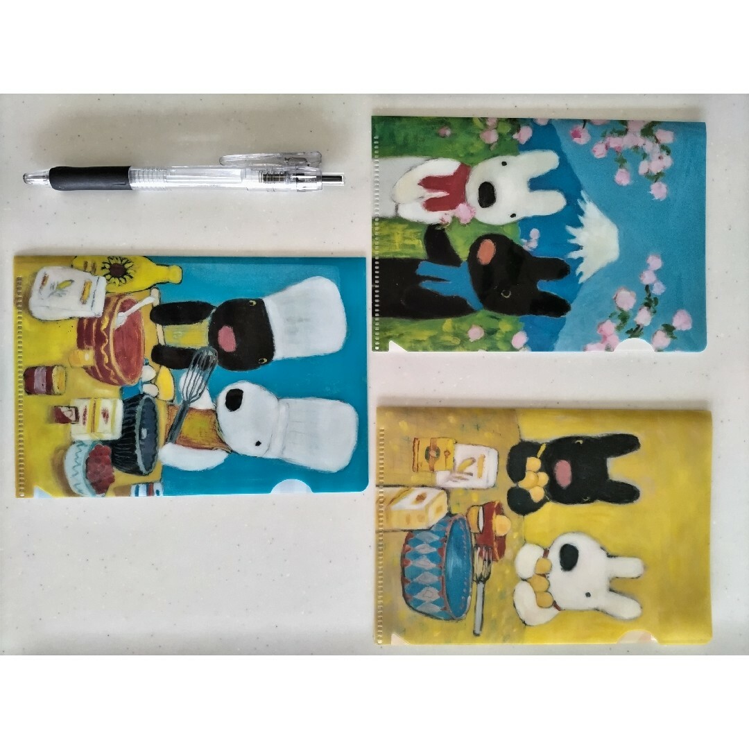 【非売品】リサとガスパール 　ミニファイル　3個 エンタメ/ホビーのおもちゃ/ぬいぐるみ(キャラクターグッズ)の商品写真