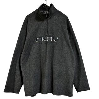 ダナキャランニューヨーク(DKNY)の希少 古着 "DKNY" ダナキャランニューヨーク ハーフジップ フリース(ニット/セーター)