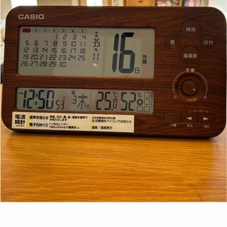 カシオ(CASIO)のCASIO 電波時計　置き掛け兼用(置時計)