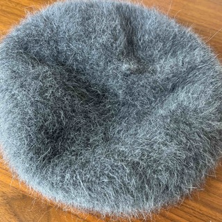 オーバーライド(override)のoverride 美品⭐︎ベレー帽　グレー　57.5cm(ハンチング/ベレー帽)