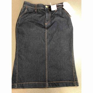 ネイビー(NAVY)のrundenim デニムスカート(ひざ丈スカート)