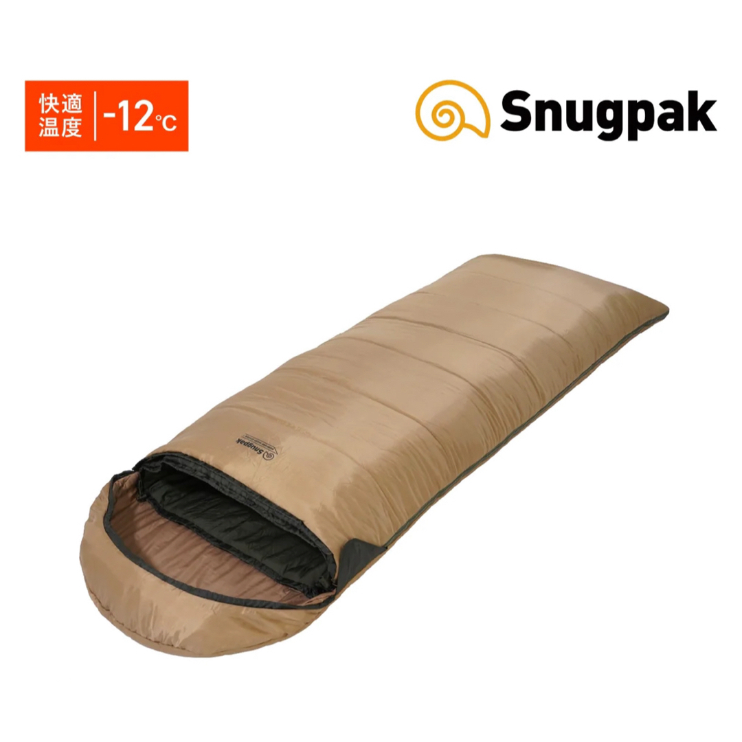 ブラック収納袋タグ付き未使用‼️snugpak シュラフ 全気候対応✩.*˚