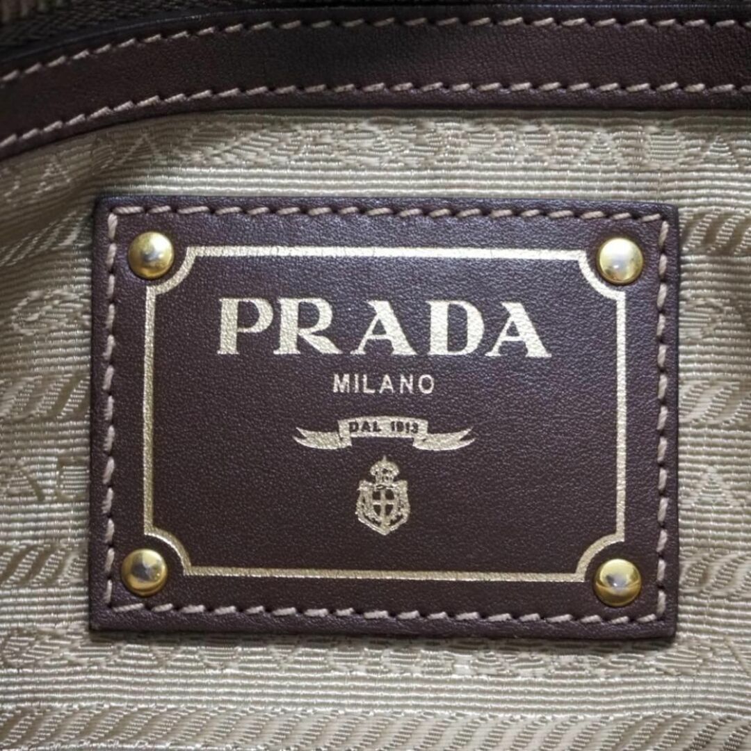 プラダPRADA⭐️サイズプラダ ロゴジャガード 2way ハンド ショルダーバッグ