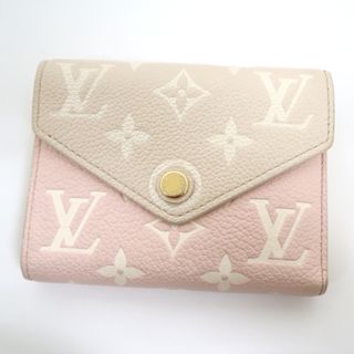 ルイヴィトン(LOUIS VUITTON)の【LOUIS VUITTON】ルイビィトン ポルトフォイユ ヴィクトリーヌ モノグラム アンプラント M81289 PNK/tm07869ng(財布)