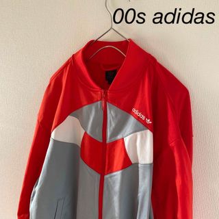 【希少カラー】00s'/adidas/トラックジャケット/ベージュ×ライトブルー