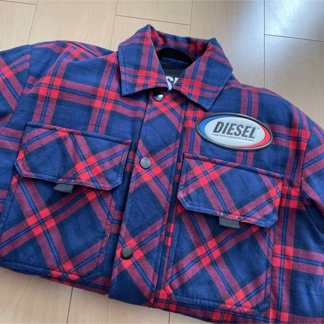 DIESEL - diesel ディーゼル チェックジャケット 古着 ビンテージの