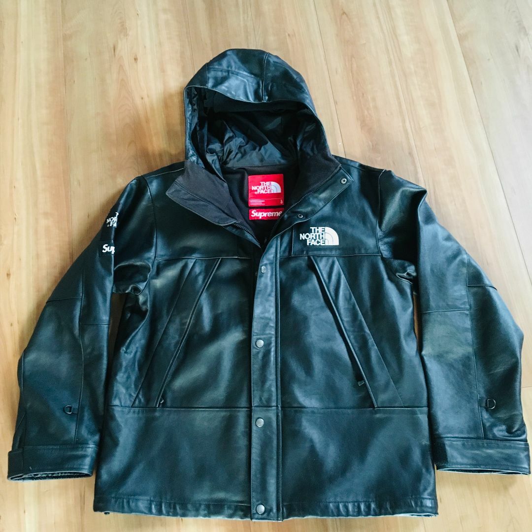 SUPREME THE NORTH FACE レザーマウンテンパーカー