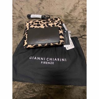 ジャンニキャリーニ(GIANNI CHIARINI)の新品未使用！GIANNICHIARINI レオパードハラコショルダー(ショルダーバッグ)