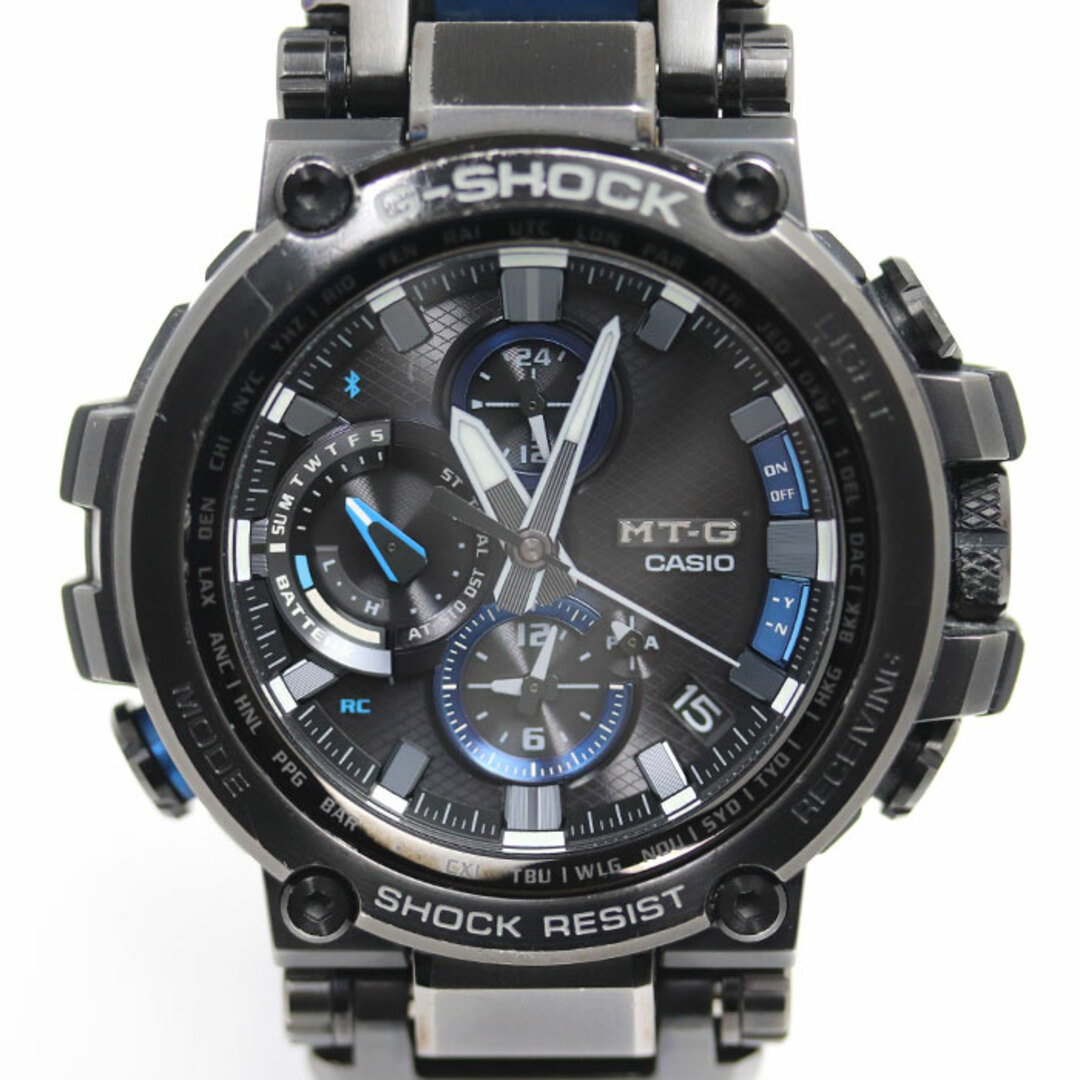 CASIO カシオ G-SHOCK MT-G 腕時計 ソーラー MTG-B1000BD-1AJF メンズステンレススチールケース径