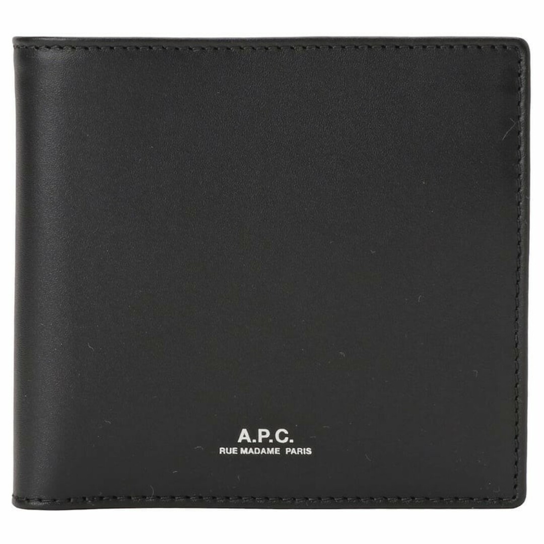 アーペーセー PXAWV H63340 LZZ BLACK 二つ折財布約25cm