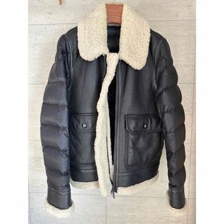 モンクレール(MONCLER)の最終　モンクレールMoncler Laredo レザーダウン　ムートンジャケット(ダウンジャケット)