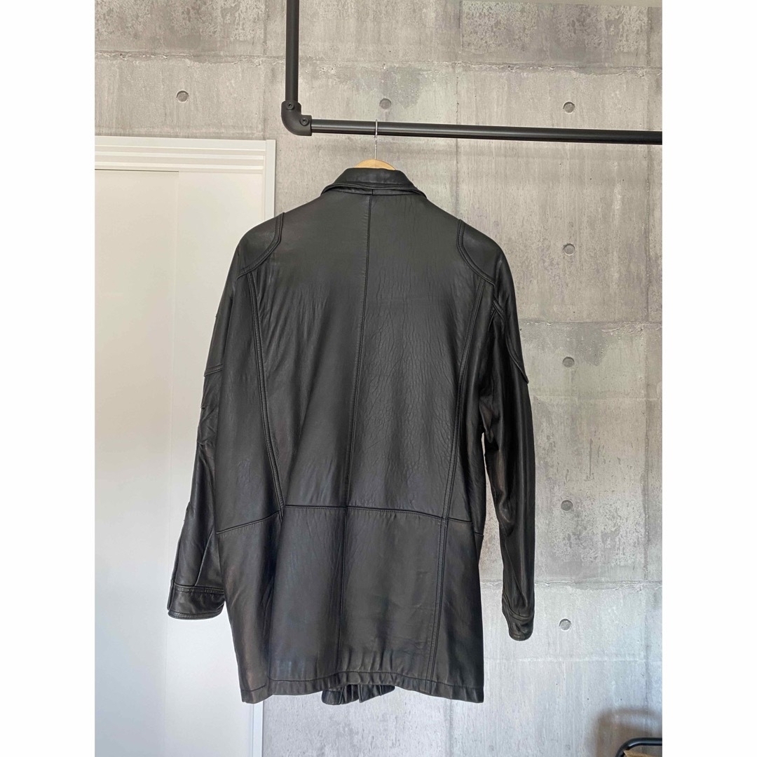 Balenciaga(バレンシアガ)のVintage leather jacket レザージャケット コート 羊革 メンズのジャケット/アウター(レザージャケット)の商品写真