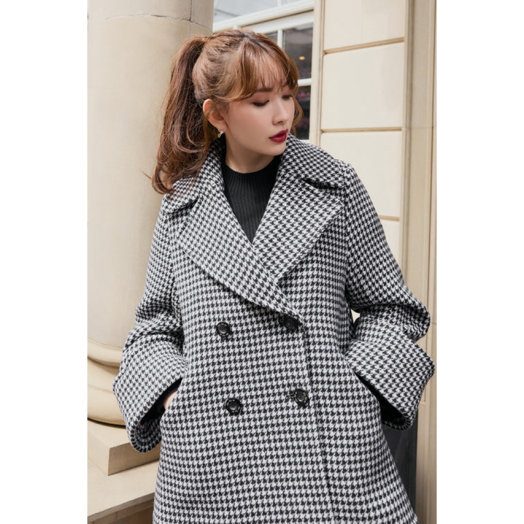 Her lip to(ハーリップトゥ)のherlipto Proust Wool-Blend Melton Coat  メンズのジャケット/アウター(ピーコート)の商品写真