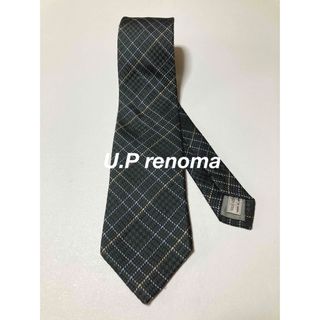 ユーピーレノマ(U.P renoma)の美品◾️ U.P renoma レノマ　ネクタイ　ゴールド　グリーン　千鳥(ネクタイ)