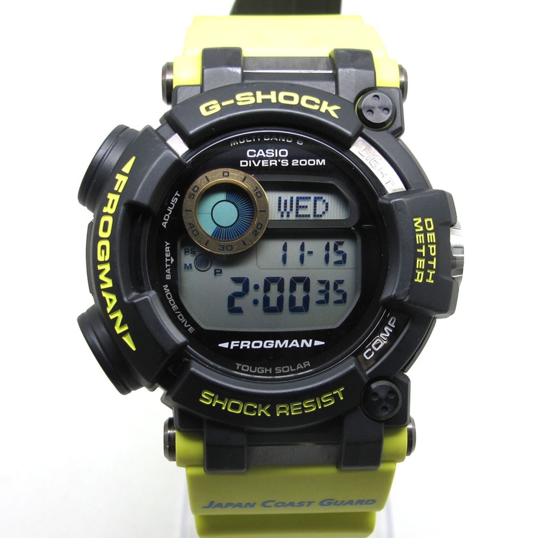 G-SHOCK(ジーショック)のCASIO (カシオ) 腕時計 G-SHOCK FROGMAN フロッグマン GWF-D1000JCG-9JR 海上保安制度創設70周年 ソーラー電波【中古】 メンズの時計(腕時計(アナログ))の商品写真