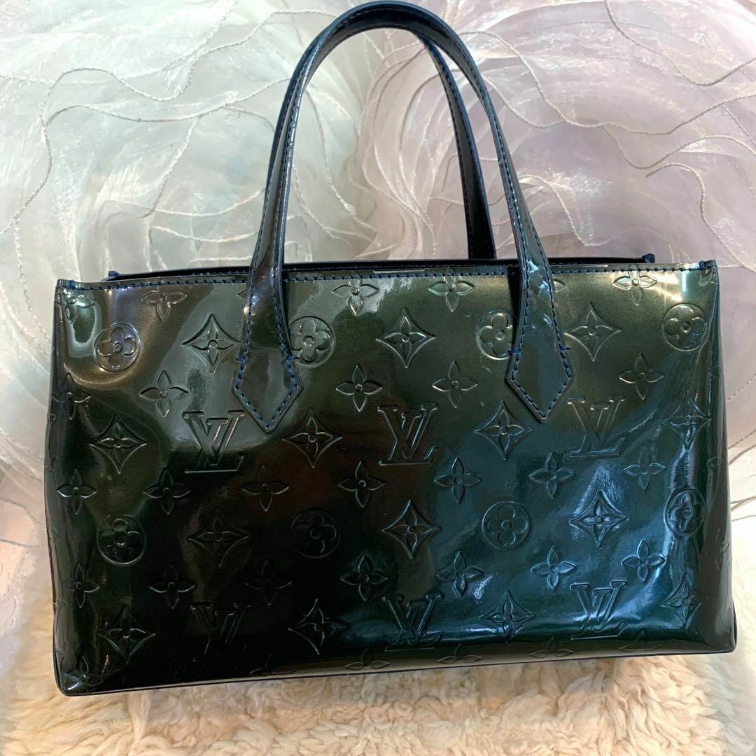 LOUIS VUITTON - LOUIS VUITTON モノグラムヴェルニ ウィルシャーPM
