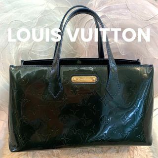 ルイヴィトン(LOUIS VUITTON)のLOUIS VUITTON モノグラムヴェルニ ウィルシャーPM ブルーニュイ(トートバッグ)