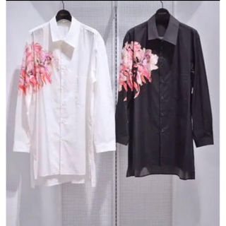 yohji yamamoto  16ss 朝倉 ノーカラーシャツ 川上洋平