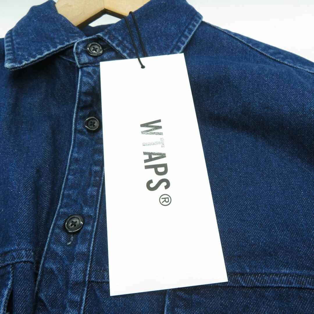 W)taps(ダブルタップス)のWTAPS 22aw WCPO 01/LS/COTTON.DENIM 222WVDT-SHM01 SIZE 1  メンズのトップス(シャツ)の商品写真