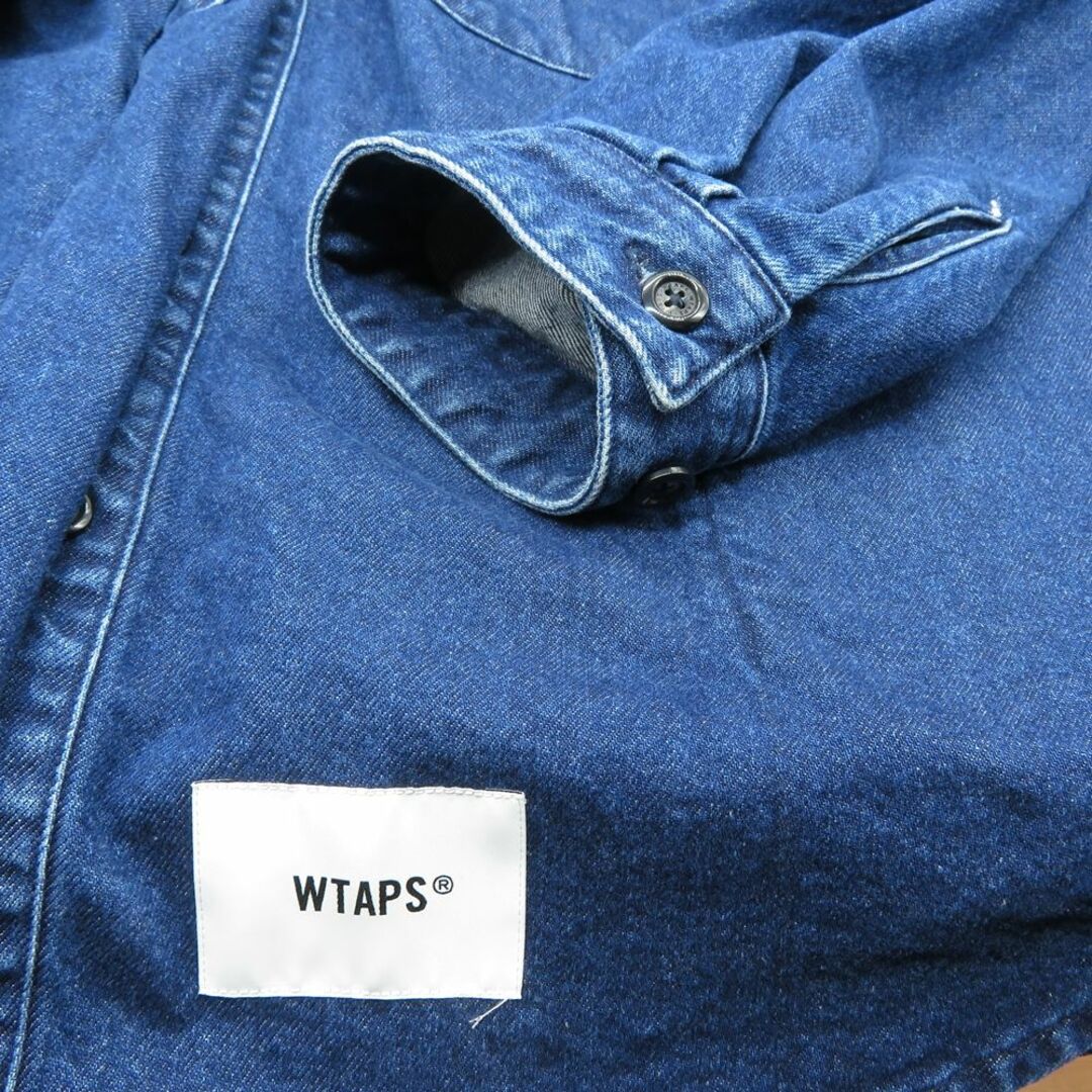 W)taps(ダブルタップス)のWTAPS 22aw WCPO 01/LS/COTTON.DENIM 222WVDT-SHM01 SIZE 1  メンズのトップス(シャツ)の商品写真