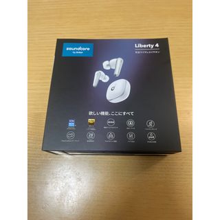 アンカー(Anker)のAnker sound core liberty4 ワイヤレスイヤホン　ホワイト(ヘッドフォン/イヤフォン)