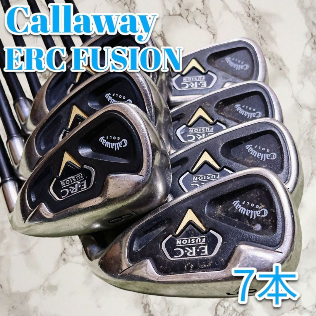 クラブアイアン Callaway キャロウェイ ERC FUSION 7本