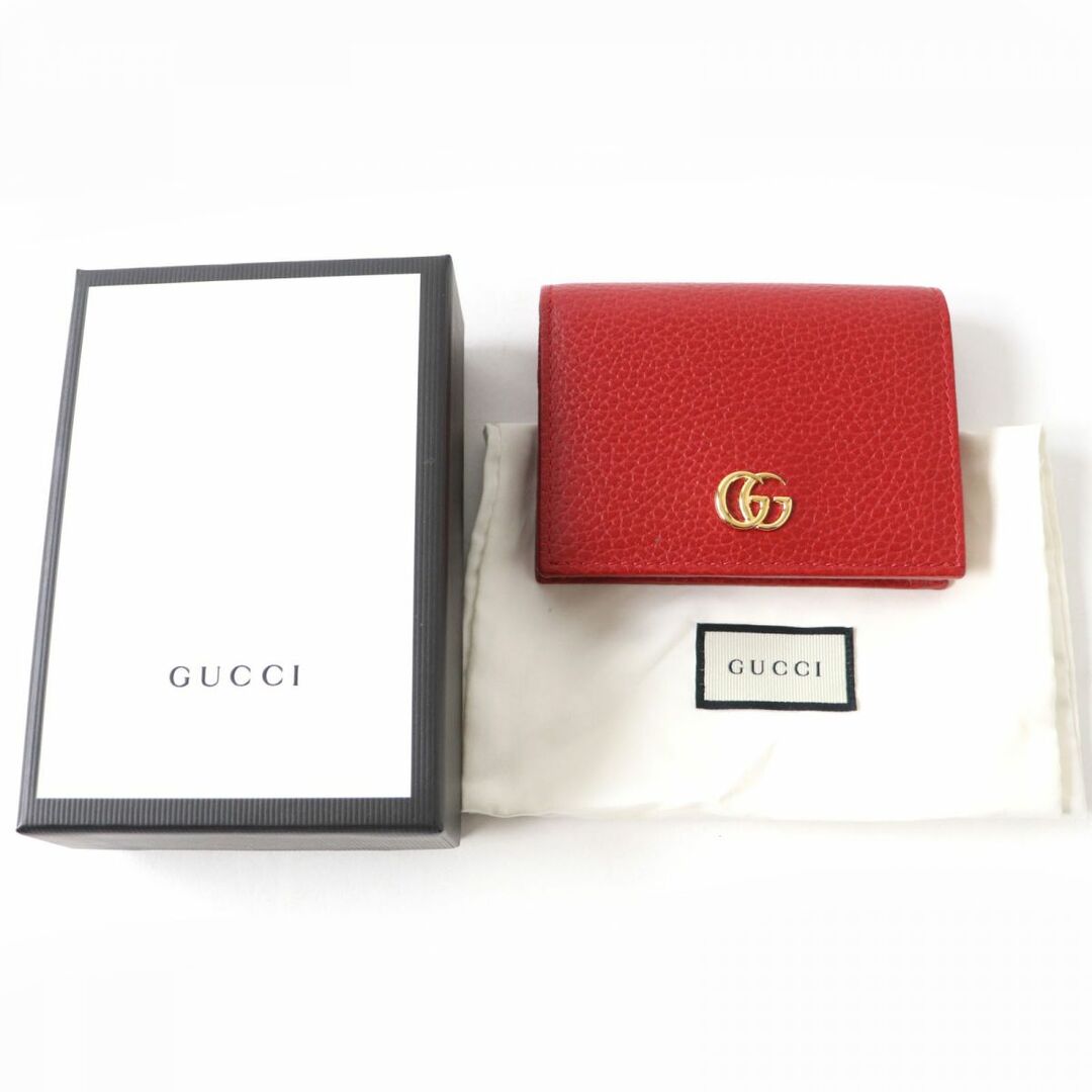 Gucci - 未使用品☆GUCCI グッチ 456126 GGマーモント レザー 2つ折り