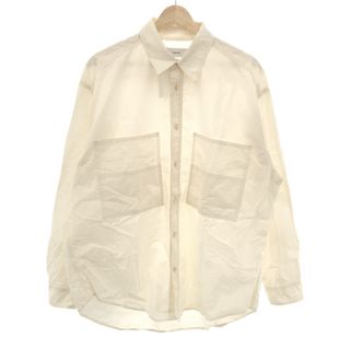 マーカ(marka)のmarka マーカ 22AW UTILITY SHIRT WIDE ORGANIC COTTON TYPEWRITER シャツ アイボリー 1(シャツ)