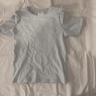 ザラ(ZARA)のZARA キッズ　140 フリルTシャツ　パステル　(Tシャツ/カットソー)