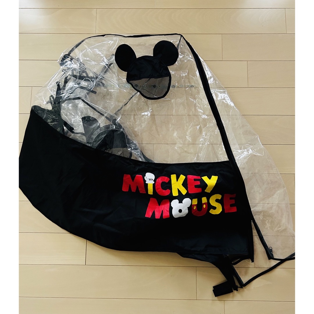 Disney(ディズニー)のディズニー　ベビーカー用レインカバー キッズ/ベビー/マタニティの外出/移動用品(ベビーカー用レインカバー)の商品写真