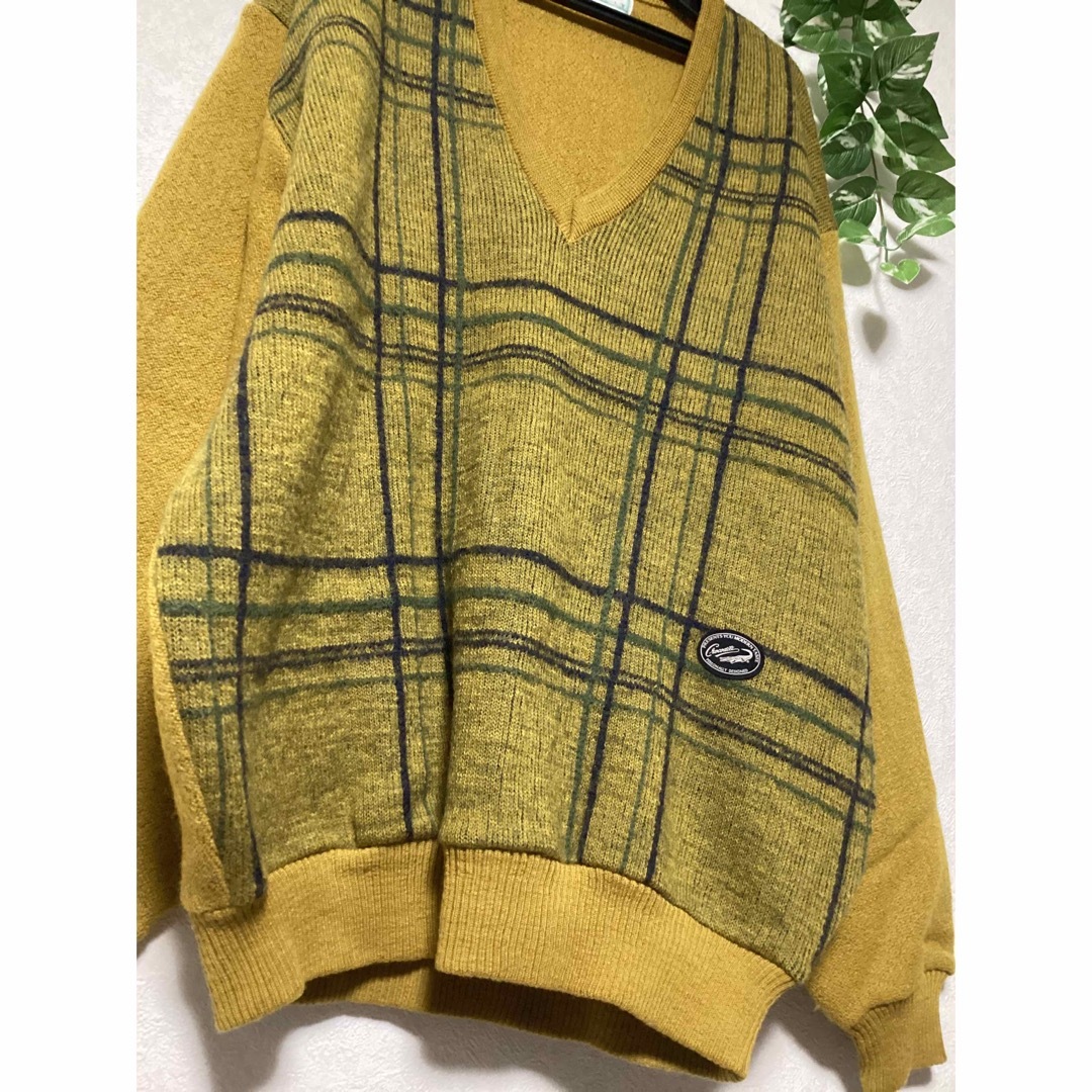 ⭐︎美品⭐︎Crocodile Ｖネック　ニット　sizeL