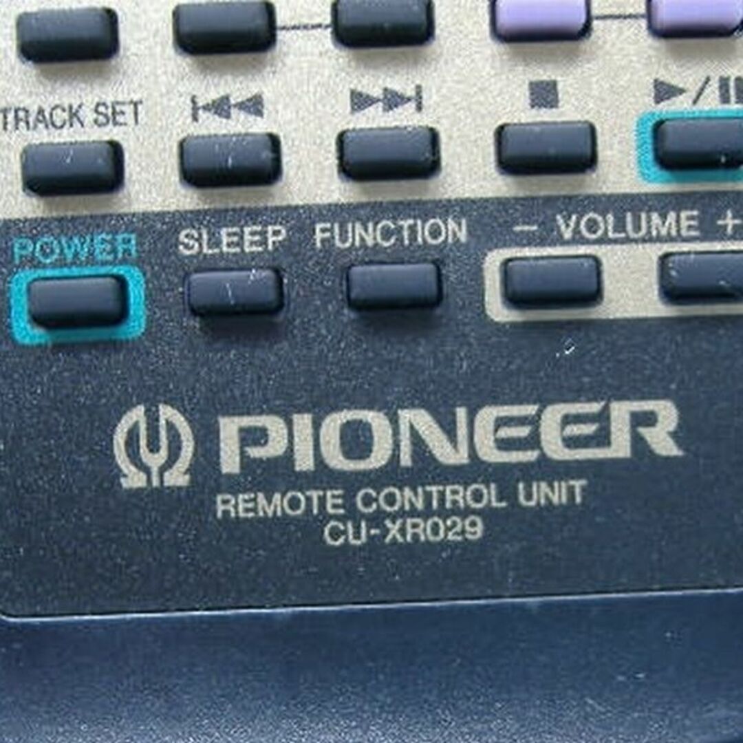 Pioneer(パイオニア)のパイオニア ミニコンポ用 リモコン CU-XR029 スマホ/家電/カメラのオーディオ機器(その他)の商品写真