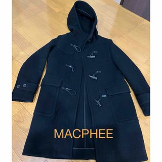 マカフィー(MACPHEE)のマカフィー ダッフルコート 黒 36(ダッフルコート)