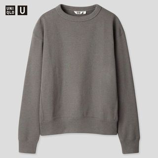 ユニクロ(UNIQLO)のXL uniqlo u ワイドフィットスウェットシャツ（長袖） 2(スウェット)